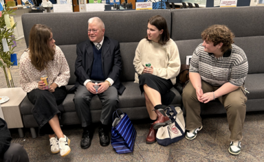 student with Richard Tyner