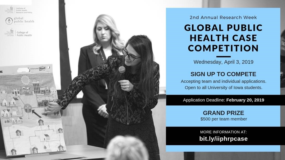 Poster for global public health case competition