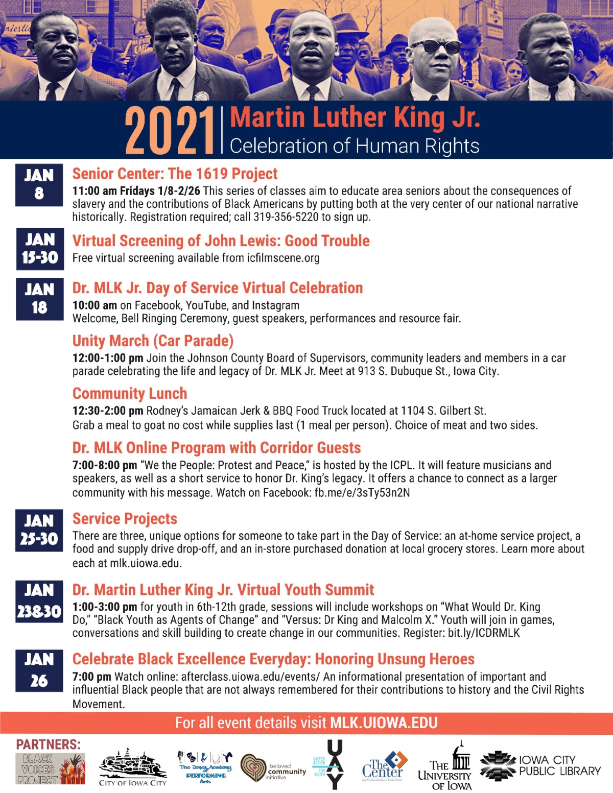 MLK week flyer