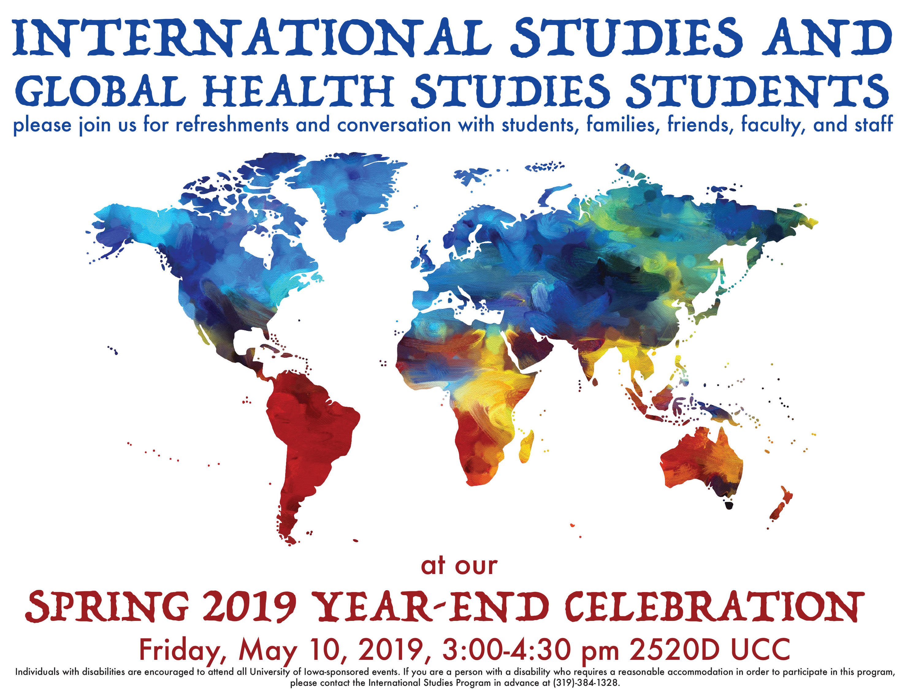 International Studies and Global Health Spring 2019 Year-End Celebration