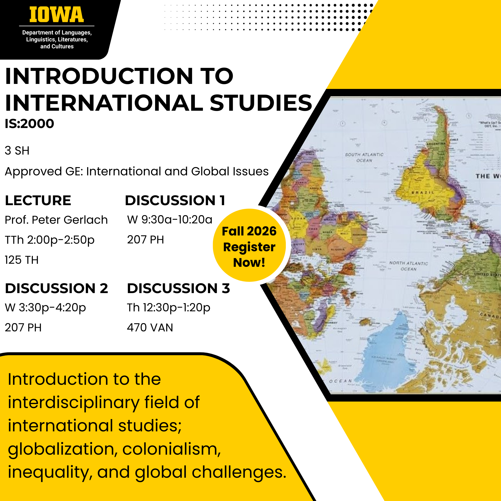 Information about the Fall 2026 course IS:2000 - information in the image can be found by clicking the image or the associated link