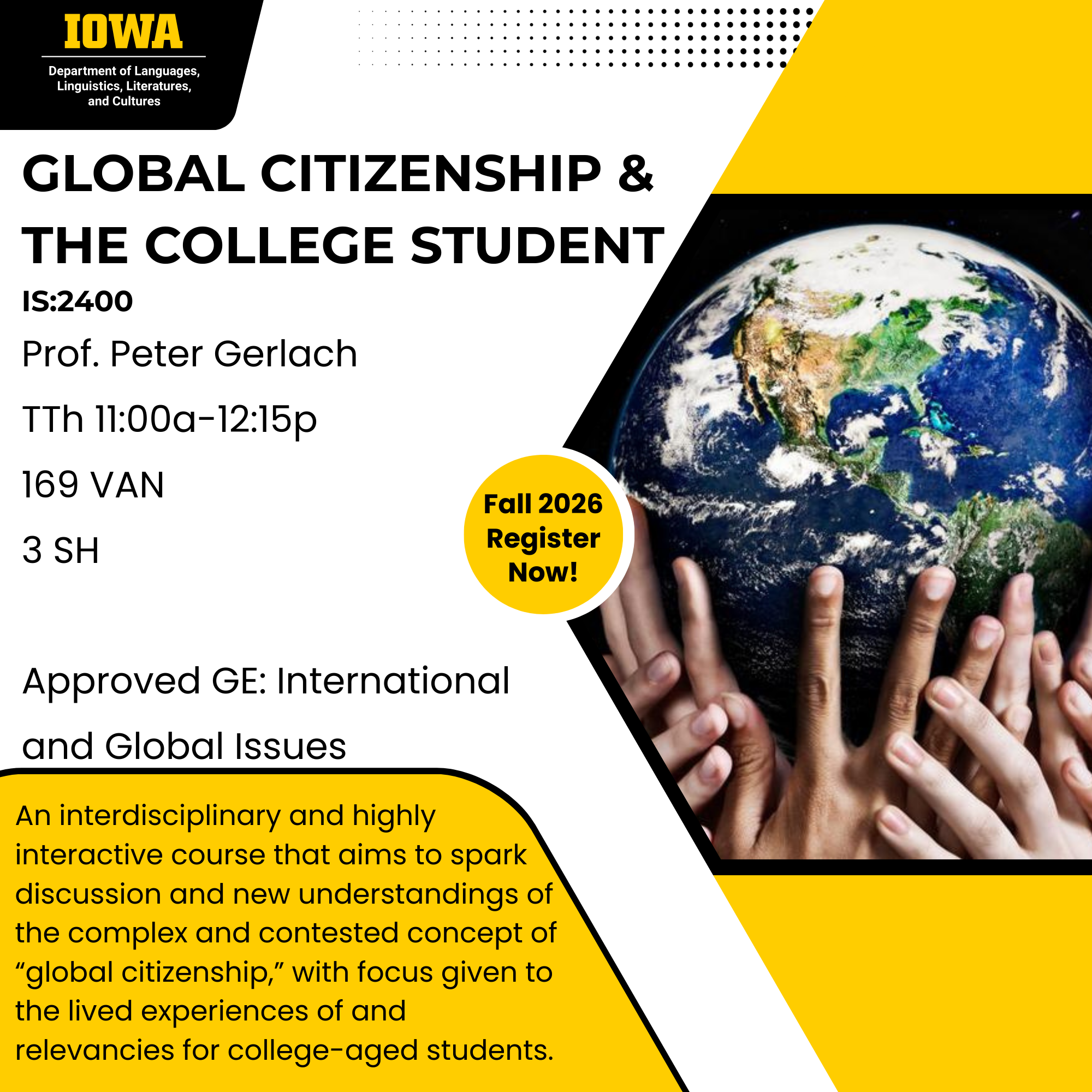 Information about the Fall 2026 course IS:2400 - information in the image can be found by clicking the image or the associated link