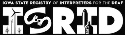 logo for ISRID (Iowa State Registry of Interpreters for the Deaf