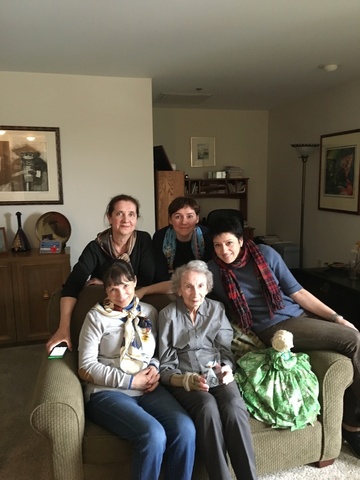 This is a picture of Miriam with Russian Professors