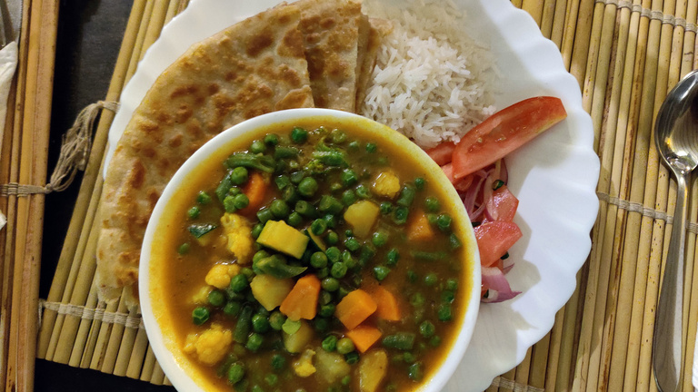 A plate of food