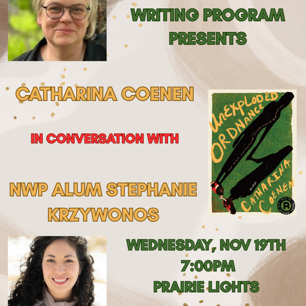 The Nonfiction Writing Program Presents: Catharina Coenen in conversation with NWP Alum Stephanie Krzywonos promotional image