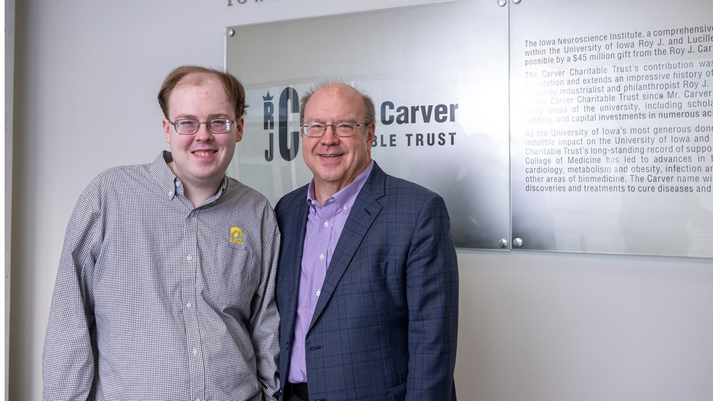 A neuroscientist and his son