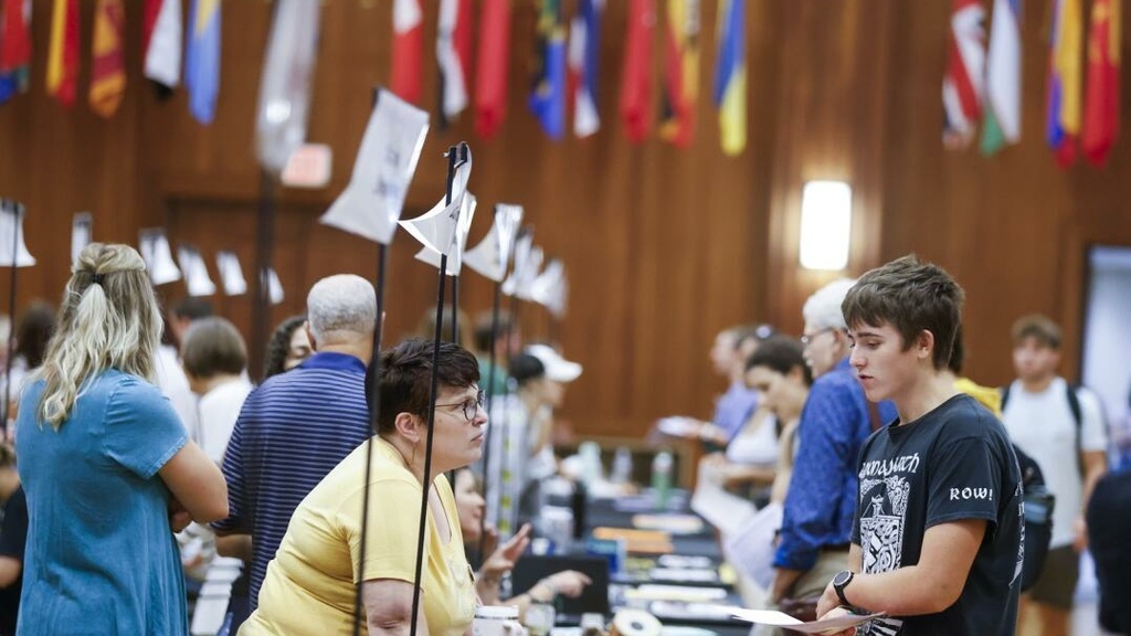 Student exploring international studies