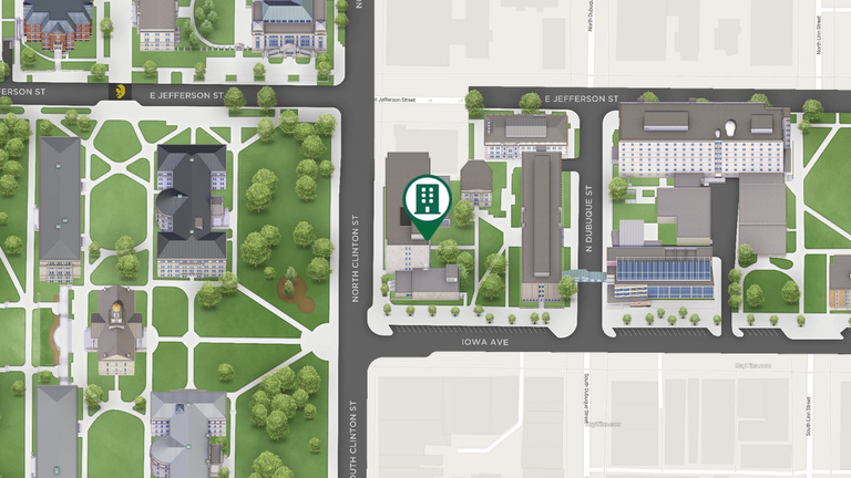Phillips Hall on the map